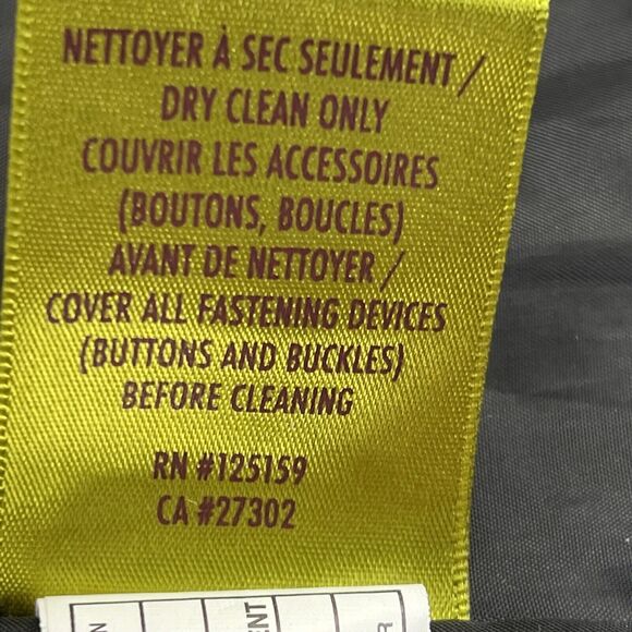 Soia & Kyo Down Parka Faux Fox Fur Trim Coat Full Zip Black Winter Snow Small - Picture 9 of 9